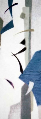 ""
Flute Playing by Its Own-1 (diptych) :: ( paper, the mixed technique paper )