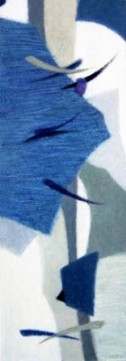 ""
Flute Playing by Its Own-2 (diptych) :: ( paper, the mixed technique paper )